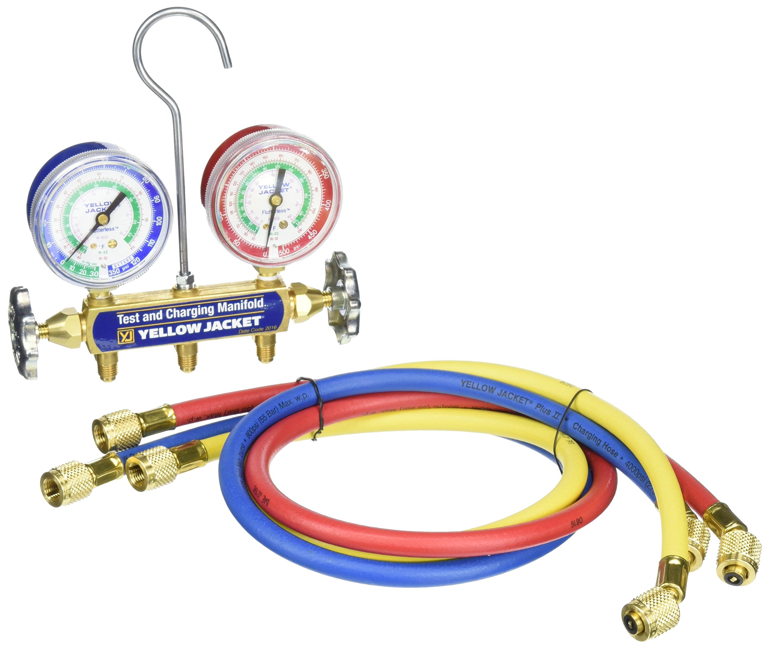 Amazon.com: Yellow Jacket 41213 Series 41 Manifolds with 2-1/2